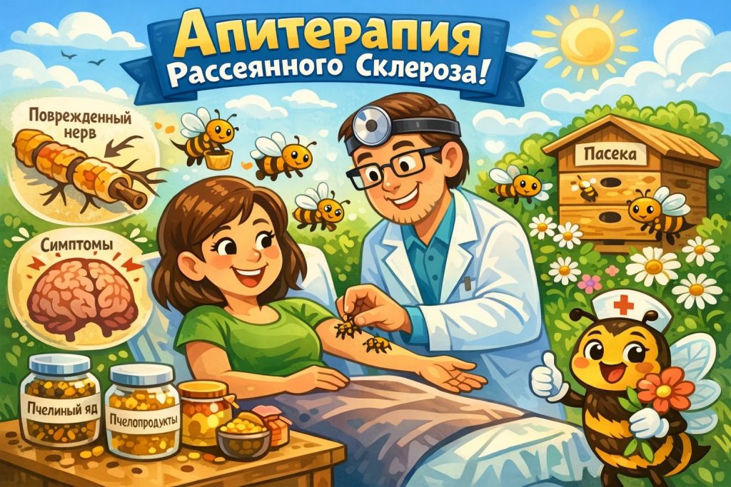Апитерапия рассеянного склероза