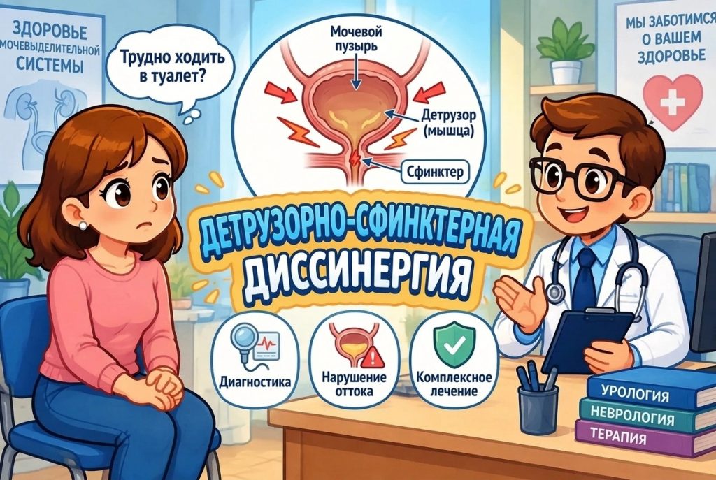 Детрузорно-сфинктерная диссинергия