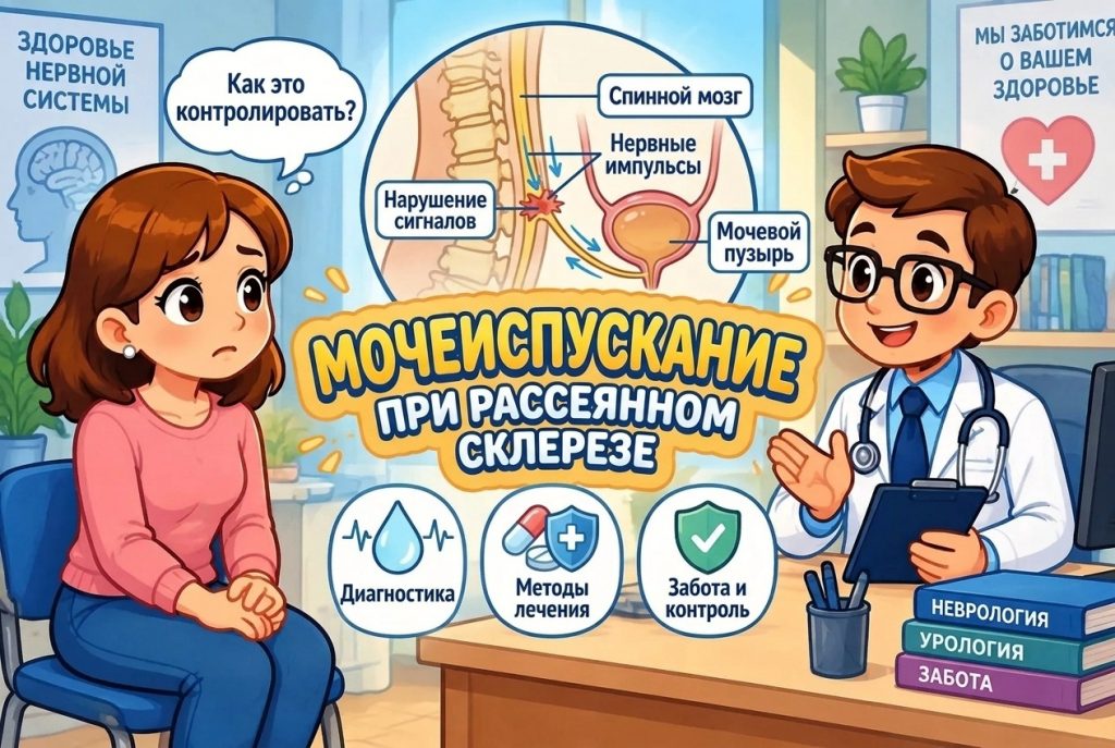 Нарушения мочеиспускания при рассеянном склерозе