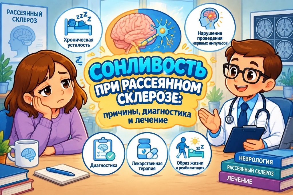 Сонливость при рассеянном склерозе