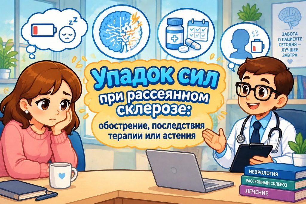 Упадок сил при рассеянном склерозе