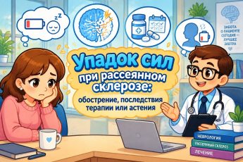 Упадок сил при рассеянном склерозе